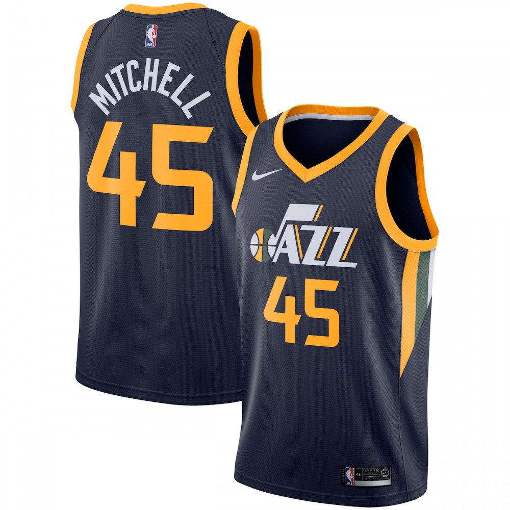 Donovan Mitchell Utah Jazz Replica Swingman Jersey - Icon Edition - Navy-Pro Kit Vault | Brand New 26/27 Sports Jerseys